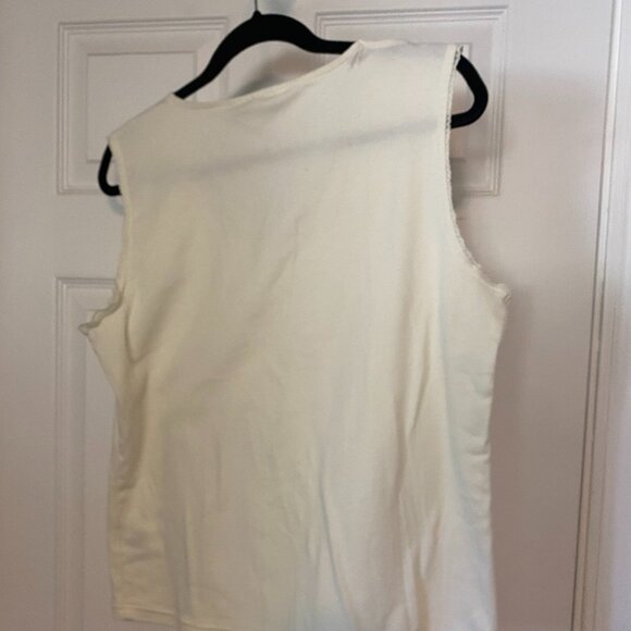 Sag Harbor Tank Top with Lace Trim - Picture 4 of 4